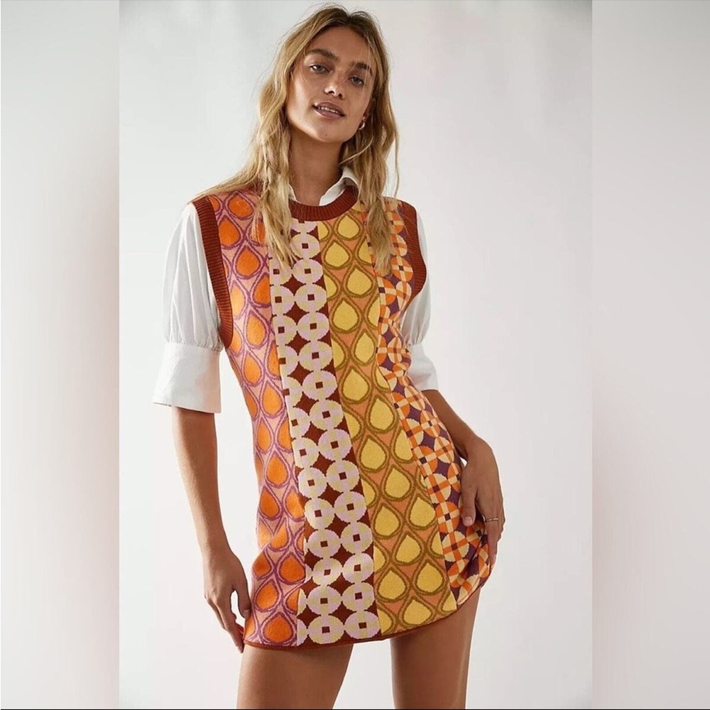 Free people mira mini sweater dress